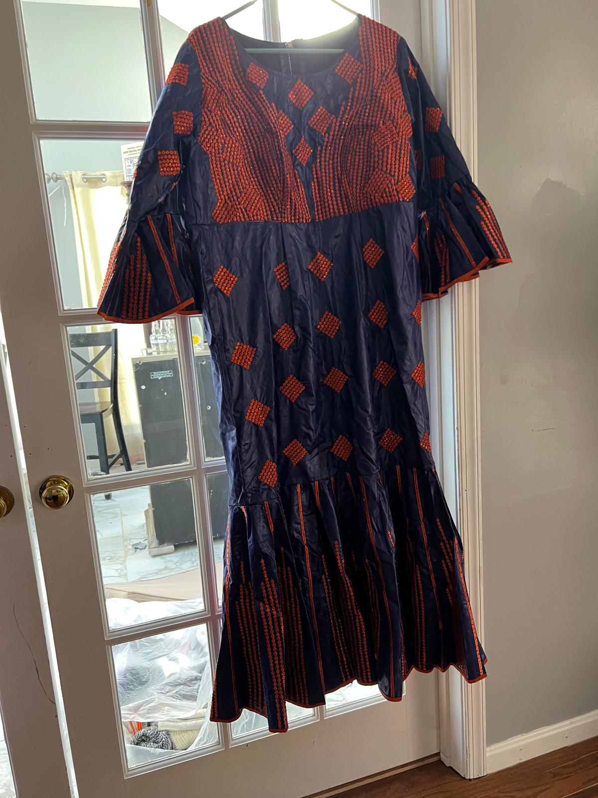 Navy Ruby-Diamond Dress