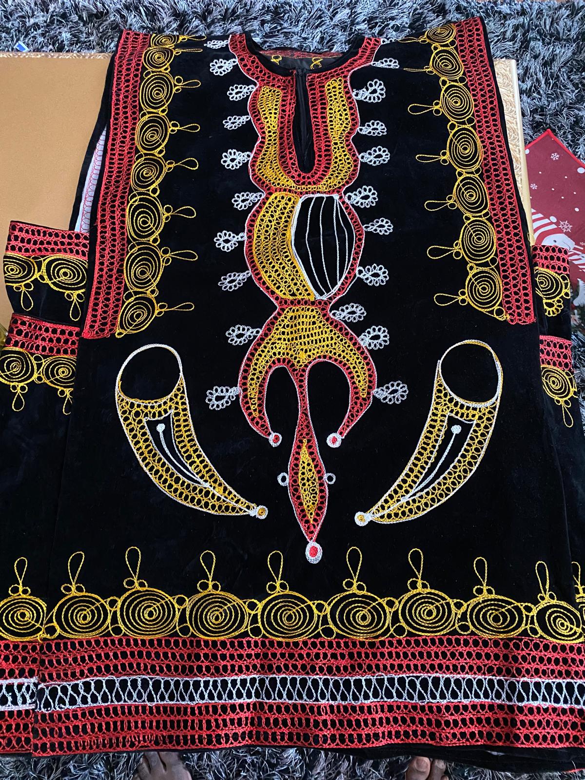 Red Yellow Fellowship Tunic view 2