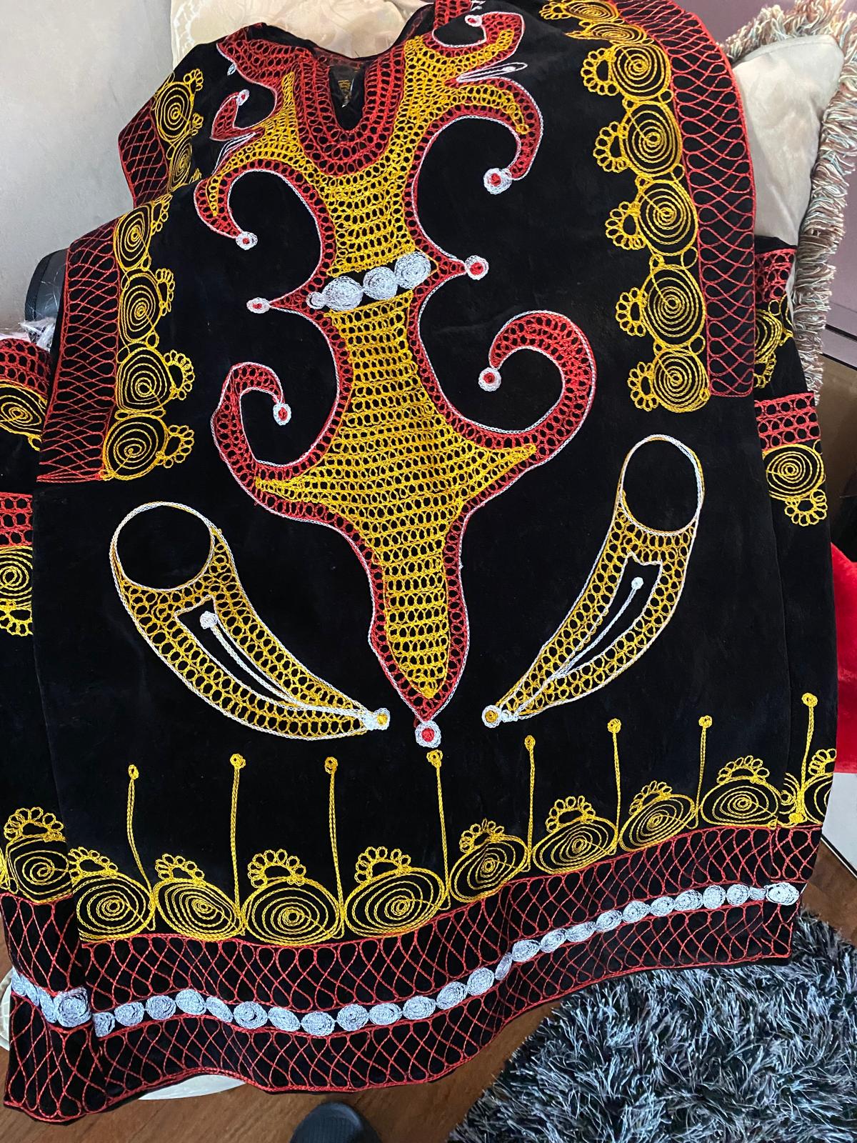 Red Yellow Fellowship Tunic view 3