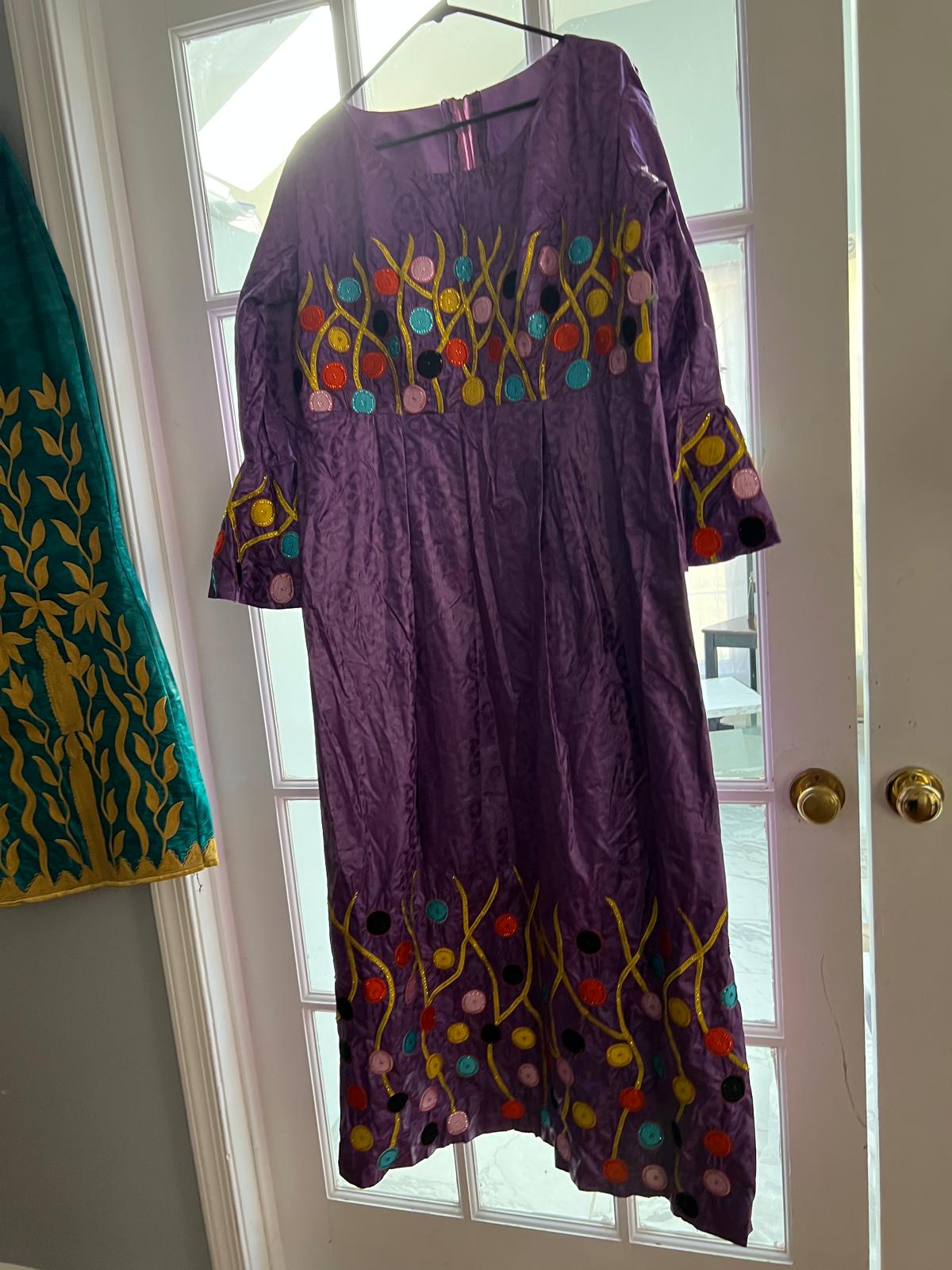 Purple Circle Vine Dress view 2